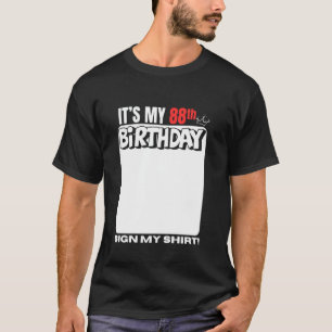 It's My 88th Birthday 88 Years Old Birthday Party T-Shirt