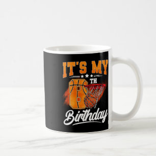 It's My 8th Birthday Boy Sketll 8 Year Old Bday Ki Coffee Mug