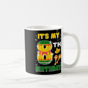 Its My 8th Birthday Cinco De Mayo 8 Years Old Girl Coffee Mug