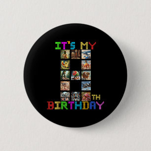 Its My 8th Birthday Funny Italian Brainrot Meme Bo 6 Cm Round Badge