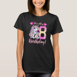 Its my 8th Birthday Unicorn 8 Years Old Gift Kids  T-Shirt