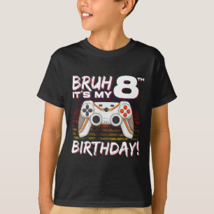 It's My 8th Birthday Video Game 8th Birthday Gamin T-Shirt