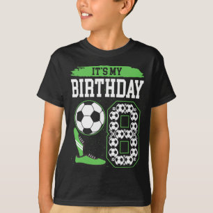It's My 8th Soccer Birthday Party 8th Birthday Boy T-Shirt