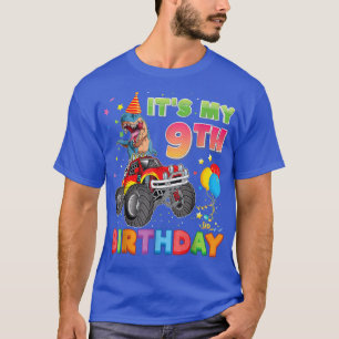 It's My 9th Birthday 9 Year Old Dinosaur Monster C T-Shirt