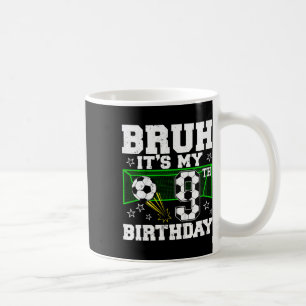 It's My 9th Birthday Boy Soccer 9 Years Old Coffee Mug