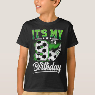 It's My 9th Birthday Boy Soccer Ll 9 Year Old Birt T-Shirt