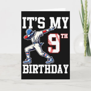 It's My 9th Birthday Bysebyll 9 Years Old Birthday Card