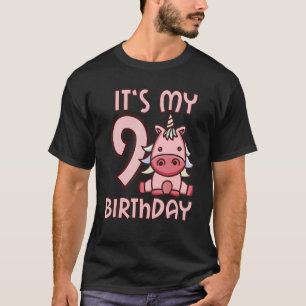 It's My 9th Birthday Cute 9 Years Old Birthday Par T-Shirt