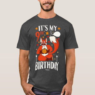 Its My 9th Birthday Fox T-Shirt