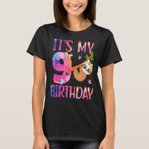 It's My 9th Birthday Ninth Anniversary 9 Year Old T-Shirt