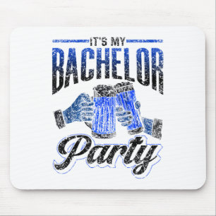 Its My Bachelor Party Bride Groom Team _1 Mouse Mat