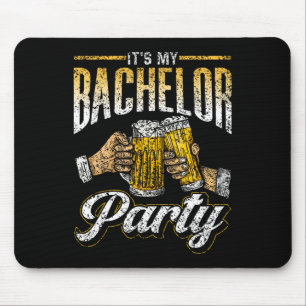 It's My Bachelor Party Bride Groom Team 1 Mouse Mat