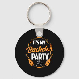 It's My Bachelor Party Bride Groom Team Key Ring