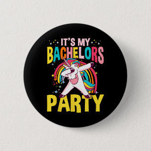 It's My Bachelor Party For Groom Naughty Funny Men 6 Cm Round Badge