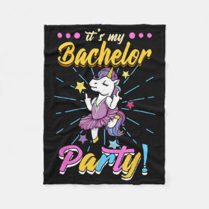 Its My Bachelor Party Groom 1  Fleece Blanket