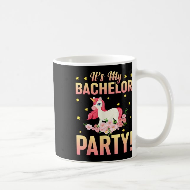 It's My Bachelor Party Wedding Groomsmen Funny Bri Coffee Mug (Right)