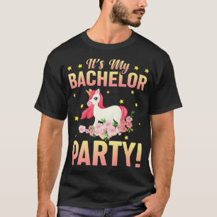 Its My Bachelor Party Wedding Groomsmen Funny Brid T-Shirt