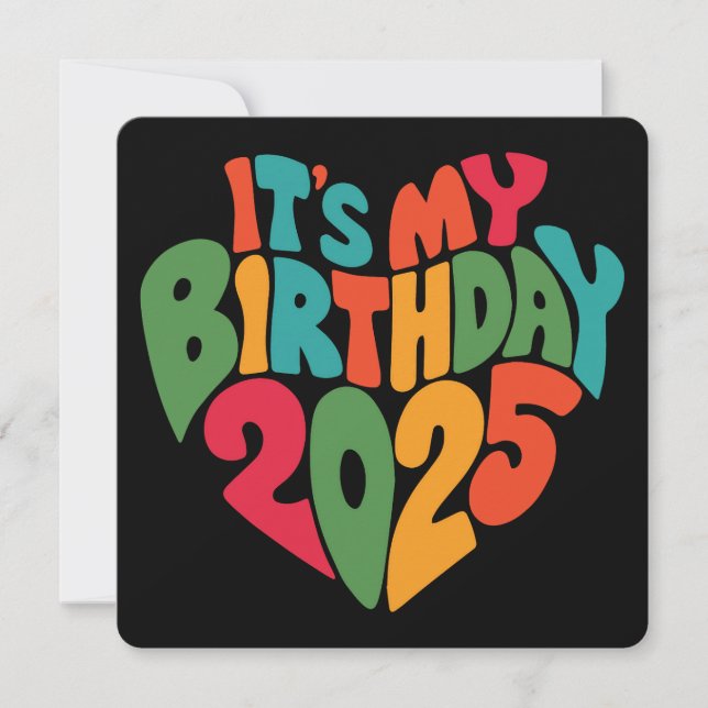 It's my birthday 2025 (Front)