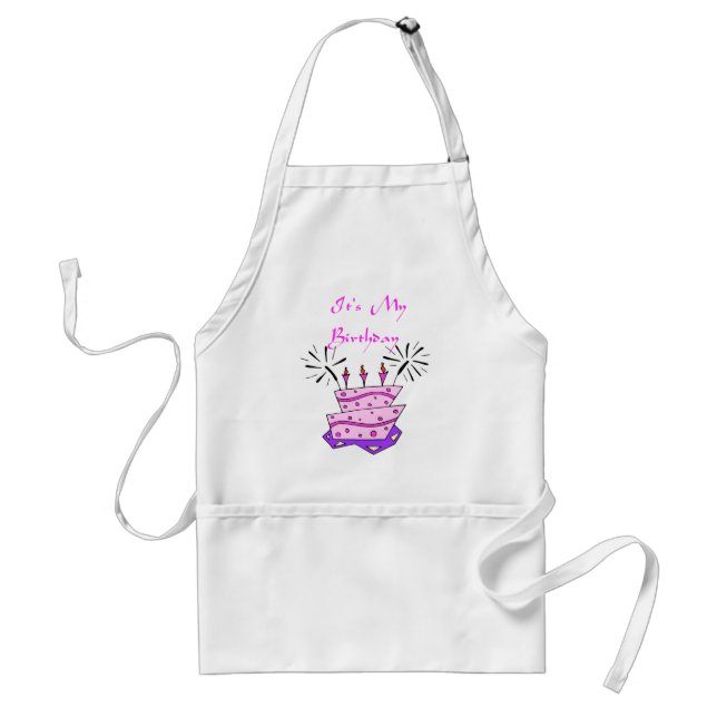 It's My Birthday Apron (Front)