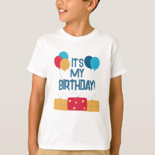 It's my birthday Balloons and Gifts T-Shirt