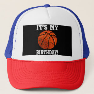 It's My Birthday Basketball Lover Gift Vintage Ret Trucker Hat
