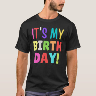 It's My Birthday Birthday Squad B Day Family Part T-Shirt