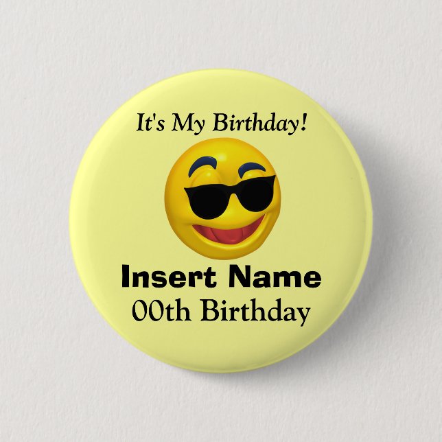 It's My Birthday Button (Front)