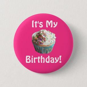 It's My Birthday Button
