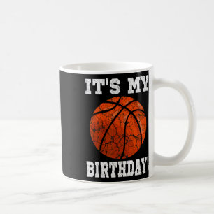 It's My Birthday Bysketbyll Lover Gift Vintage Ret Coffee Mug