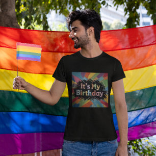It's My Birthday Colorful Explosion T-Shirt