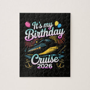 It's My Birthday Cruise 2026 Birthday Cruise Jigsaw Puzzle