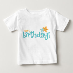 "It's my Birthday" Cute Starfish Kids Baby T-Shirt