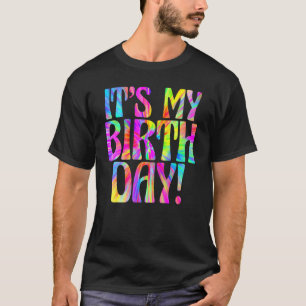 It's My Birthday for Men Boyfriend Kids Teen Boys T-Shirt