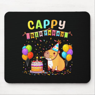Its My Birthday Girls Capybara Lovers Birthday Par Mouse Mat