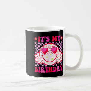 Its My Birthday Groovy Smile Face Women Girls Teen Coffee Mug