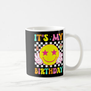 Its My Birthday Happy Smile Face Peace Girls Kids  Coffee Mug