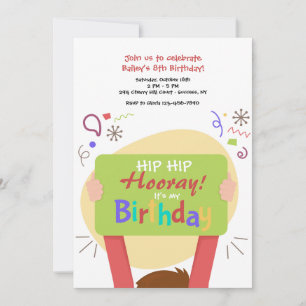 It's My Birthday Invitation