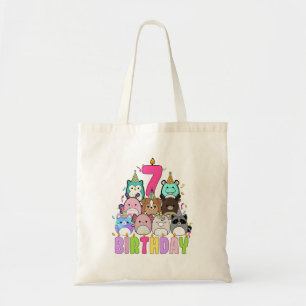 ItS My Birthday Squish Squad Mallow Girls Kids Cut Tote Bag