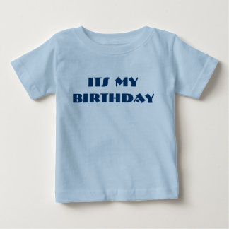 Its My Birthday t-Shirt with front and back Text
