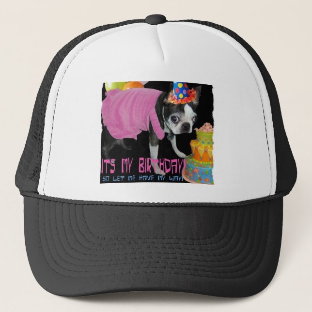 ITS MY BIRTHDAY TRUCKER HAT (Front)