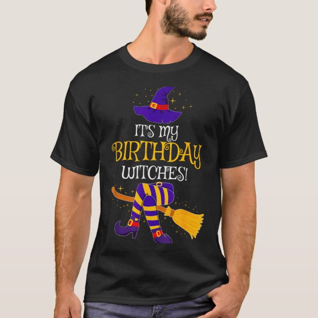 It's My Birthday Witches! Family Matching Costume  T-Shirt (Front)