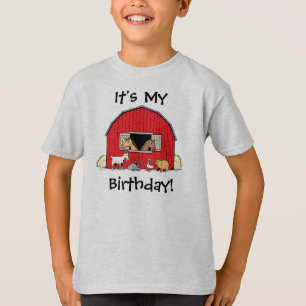 It's My Birthday Youth Barn and Animals  T-Shirt