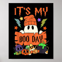 Its My Boo Day Booday Kids Cute Ghost Birthday Gho
