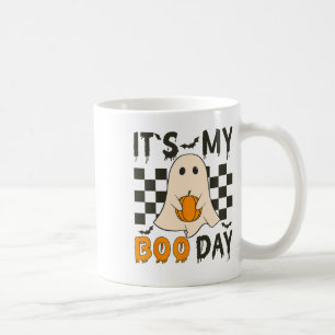 Its My Boo Day Cute Halloween Birthday Funny Ghost Coffee Mug