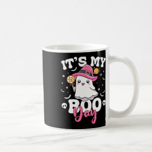 Its My Boo Day Cute Halloween Birthday Ghost Boy G Coffee Mug