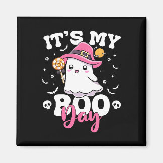 Its My Boo Day Cute Halloween Birthday Ghost Boy G Magnet