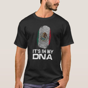 IT'S MY DNA IN flag national pride fingerprint Ita T-Shirt