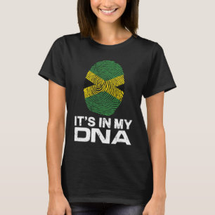 IT'S MY DNA IN flag national pride fingerprint Jam T-Shirt