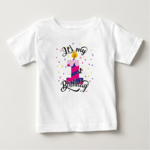 It's My First Birthday Baby T-Shirt