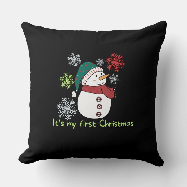 It's my first Christmas Cushion (Front)